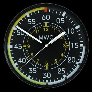 MWC Aircraft Instrument Airspeed Indicator Wall Clock mit Silent