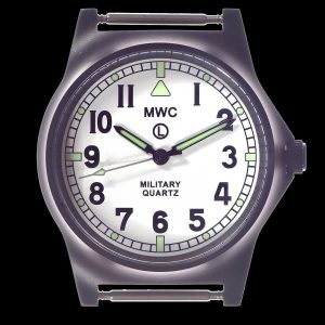 MWC G10 LM zonder datum roestvrij staal Militäruhr mit White – Grau