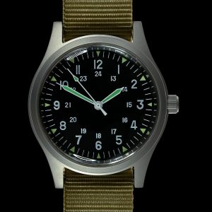 GG-W-113 U.S 1960s Pattern Automatisch 100m/330ft wasserdicht – Weiß