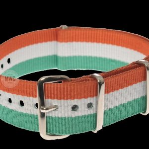 Ireland – 18mm “Orange, White and Green” NATO Militäruhr Strap