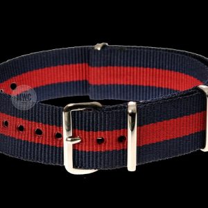 18mm Red and Navy NATO Militäruhr Strap