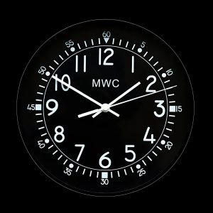 MWC Amerikaans 1940s/50s Pattern Retro Militär Wall Clock with