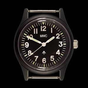 MWC Classic 1960s/70s Matt Black European Pattern Militäruhr