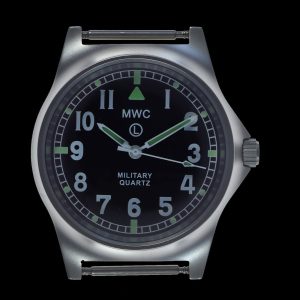 MWC G10 LM zonder datum roestvrij staal Militäruhr (Grey Strap) – Grau