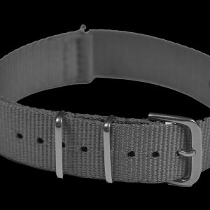 18mm Dark Grey NATO Militäruhr Strap in Ballistic Nylon with