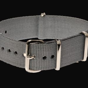 24mm Grey NATO Militäruhr Strap