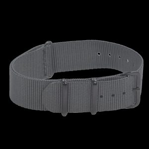 20mm Admiralty Grey NATO Uhr Strap mit PVD Black Covert Buckles