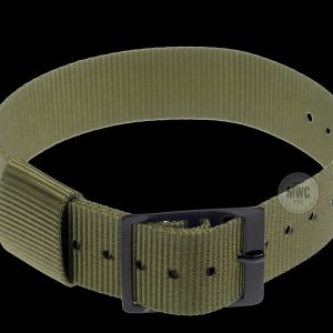 Lightweight 18mm Olive Amerikaans Pattern Militäruhr Strap with