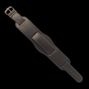 Brown 1950s Pattern 20mm Leather Militäruhr Strap – Au
