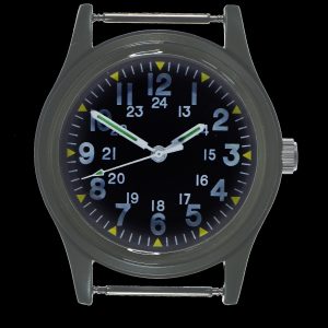 MWC Classic 1960s/70s Pattern Olive Drab Vietnam Uhr on Matching