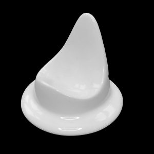 White Porcelain / Ceramic Pocket Uhr Table/Desktop Stand