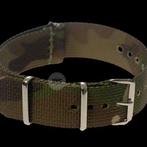 18mm Woodland Camouflage NATO Militäruhr Strap
