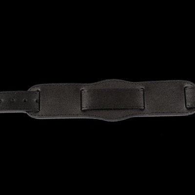 Black 1950s Pattern 18mm Leather Militäruhr Strap