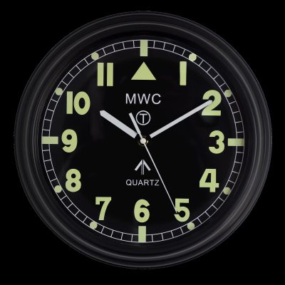 MWC Retro G10 Pattern Militär Wall Clock mit Silent Quartz Movement