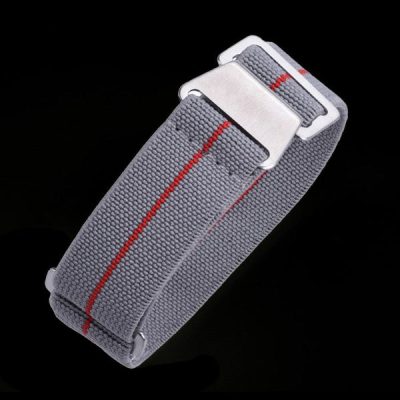 22mm Elasticated French Navy and Special Forces Strap in Gre