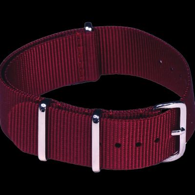 22mm Dark Red NATO Militäruhr Strap