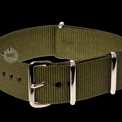 24mm Olive NATO Militäruhr Strap