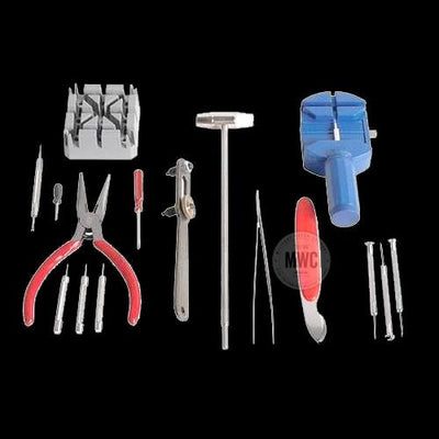 16 Piece Clock And Uhr Repair Kit
