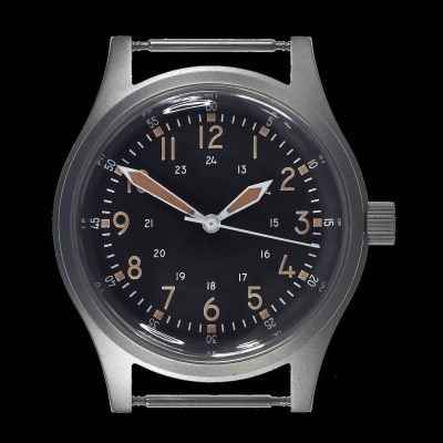 A-17 U.S 1950s Korean War Pattern Militäruhr mit Plexiglas and