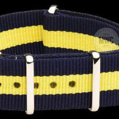 22mm Blue and Yellow NATO Militäruhr Strap