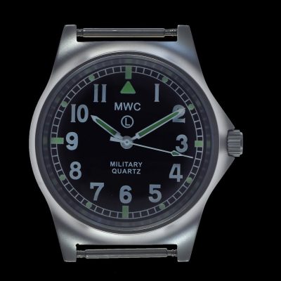 MWC G10 LM zonder datum roestvrij staal Militäruhr (Grey Strap) – Grau