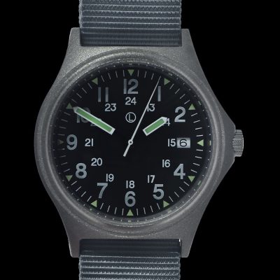 G10 100m wasserdicht Militäruhr mit 12/24 hour dial in – Stahlarmband