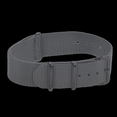 20mm Admiralty Grey NATO Uhr Strap mit PVD Black Covert Buckles