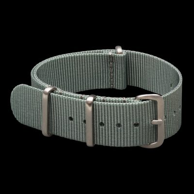 20mm Gray NATO Militär Militäruhr Strap mit Stainles