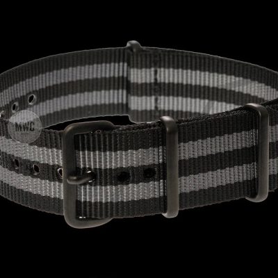 18mm PVD „Bond“ NATO Militäruhr Strap – Schwarz