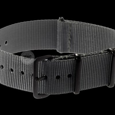 18mm PVD Grey NATO Militäruhr Strap