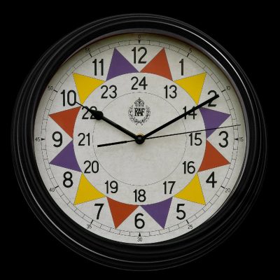 RAF 1940 „Battle of Britain“ Pattern Replica Sector Wall Clock with