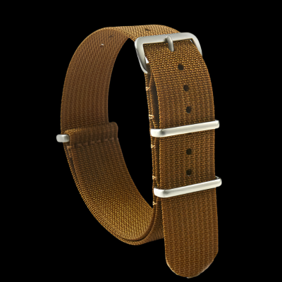18mm Ribbed Desert NATO Militäruhr Strap