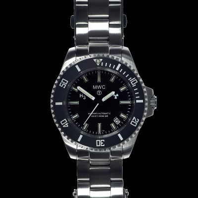 MWC 21 Jewel 300m Automatisch militärische Taucheruhr on – Weiß