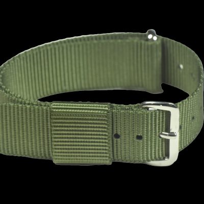 18mm Amerikaans Pattern Olive Green Militäruhr Strap